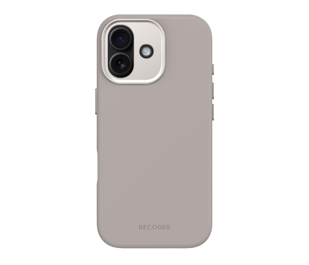 Decoded AntiMicrobial Silicone Backcover, iPhone 17, Soft Taupe - 1359042 - zdjęcie